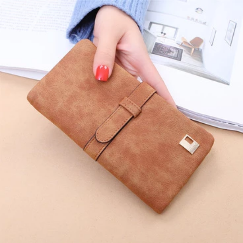 Long wallet with two compartments for women | Bowlift