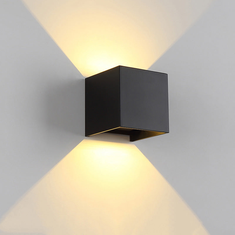 BowLift | LED Outdoor Up Down Wall Light | Waterproof Metal Fixture for Patio. Garden & Entryway Illumination