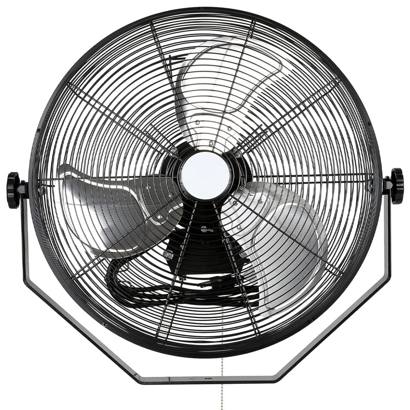 BowLift | 18 Inch Wall Mount Fan 4300 CFM 3-Speeds High Velocity Wall Fan Industrial Wall Fan Barn Fan