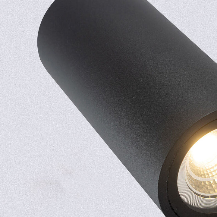 Modern Simple Outdoor Waterproof Aluminum Glass Cylinder 2-Light Wall Sconce Lamp | Bowlift