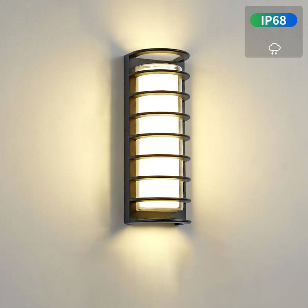 Modern Outdoor Column Waterproof LED Garden Wall Sconce Lamp | Bowlift