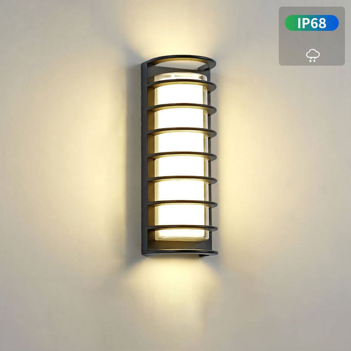 Modern Outdoor Column Waterproof LED Garden Wall Sconce Lamp | Bowlift