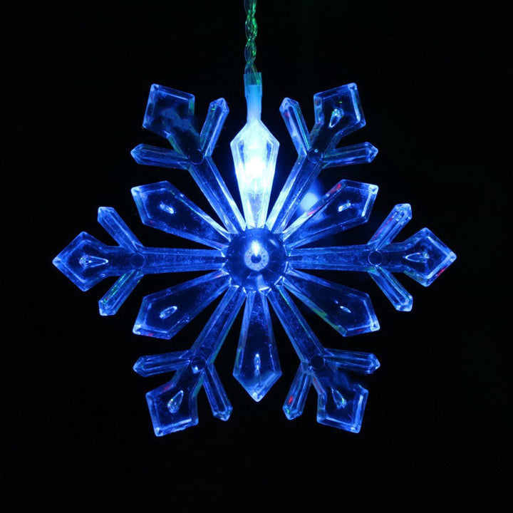 BowLift | Snowflake Remote Control Ice Strip Light Blinking LED Decorative String Lights