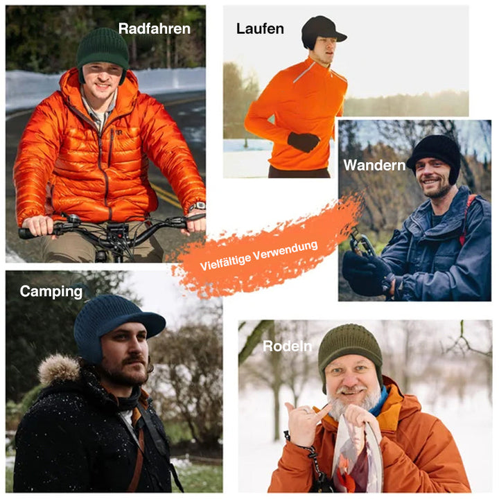 BowLift | Elastic warm ear protection knit cap
