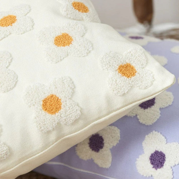 BowLift | Lustrous Floral Embroidered Cushion Cover