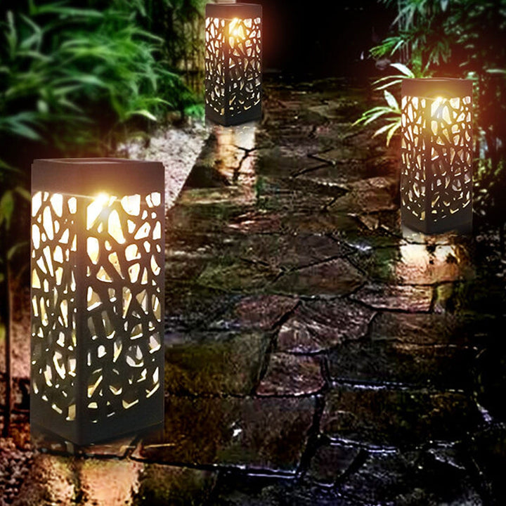 Creative Hollow Square Column LED Outdoor Lawn Ground Insert Landscape Light | Bowlift