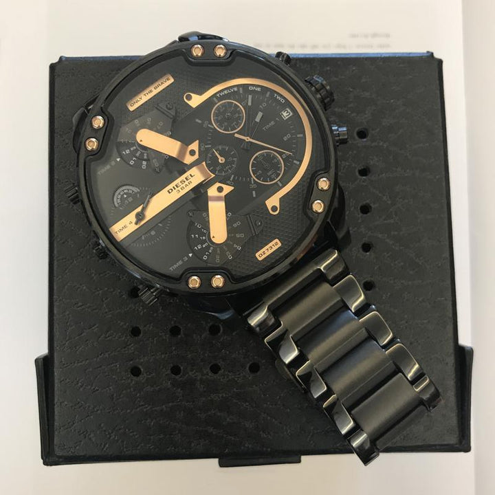 BowLift | Stainless Steel Chronograph Quartz Watch – Elegant Men’s Luxury Timepiece