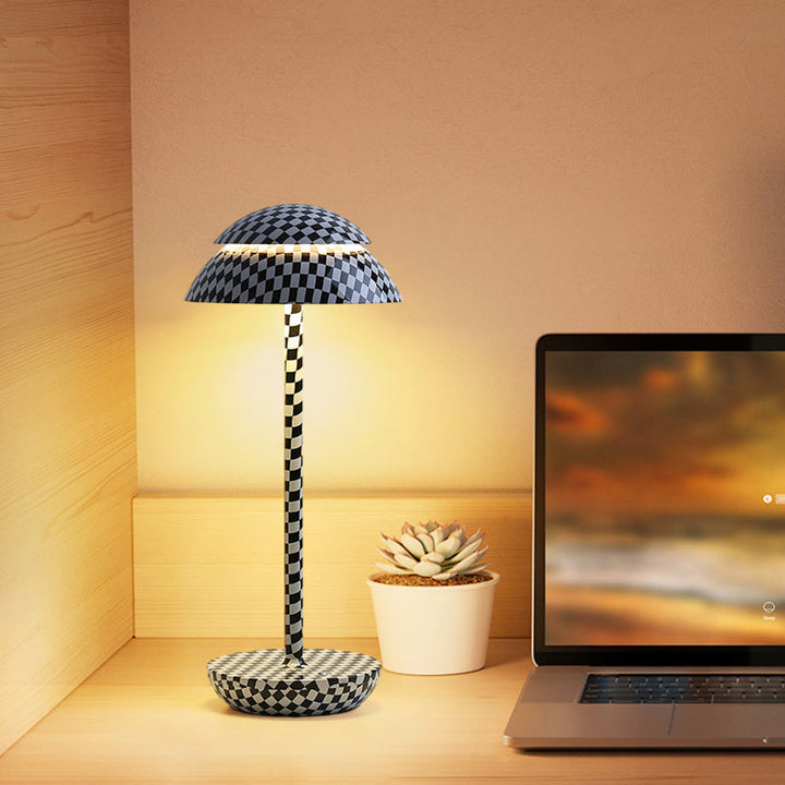 BowLift | Aurelia Noire - Rechargeable Wireless Table Lamp with Built-in LED Lighting and Battery