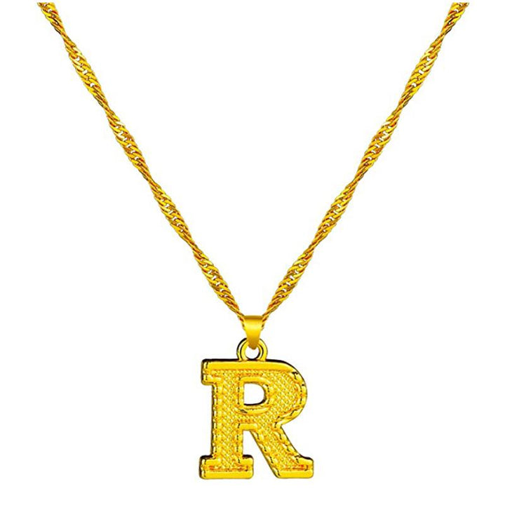 BowLift | 18K gold-plated initial letter necklace