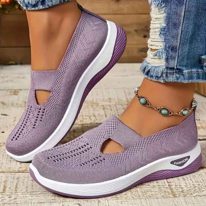 Vellora – Women's Mesh Slip-On Comfort Sneakers