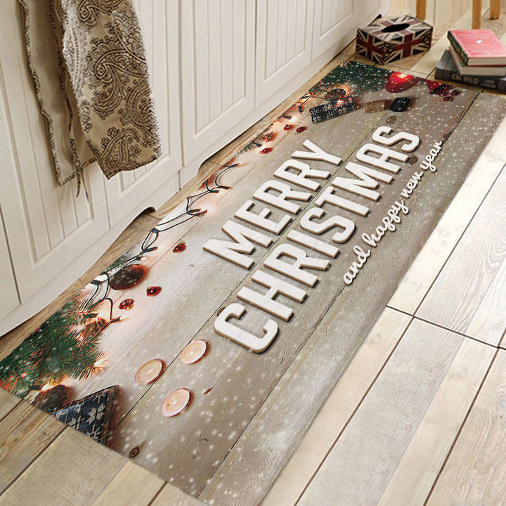 BowLift | Santa Claus Flannel Absorbent Floor Mat