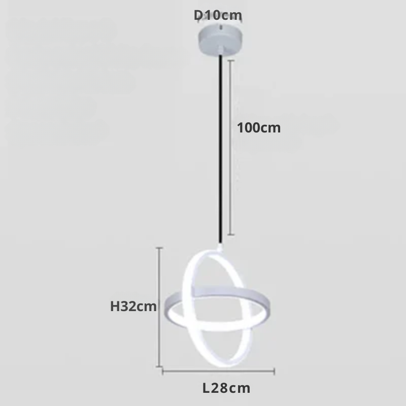 Modern LED Hanging Lamp – Minimalist Pendant Light for Living Room and Dining Room | Bowlift