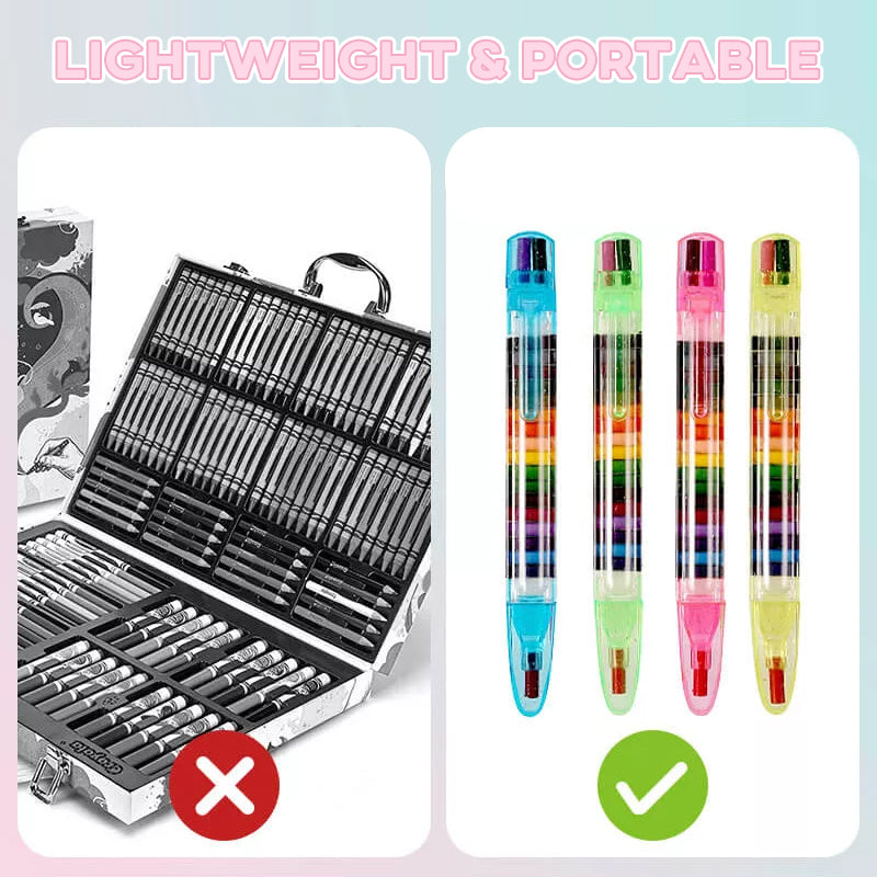 BowLift | 20 in 1 Stackable Dot Colored Pencils