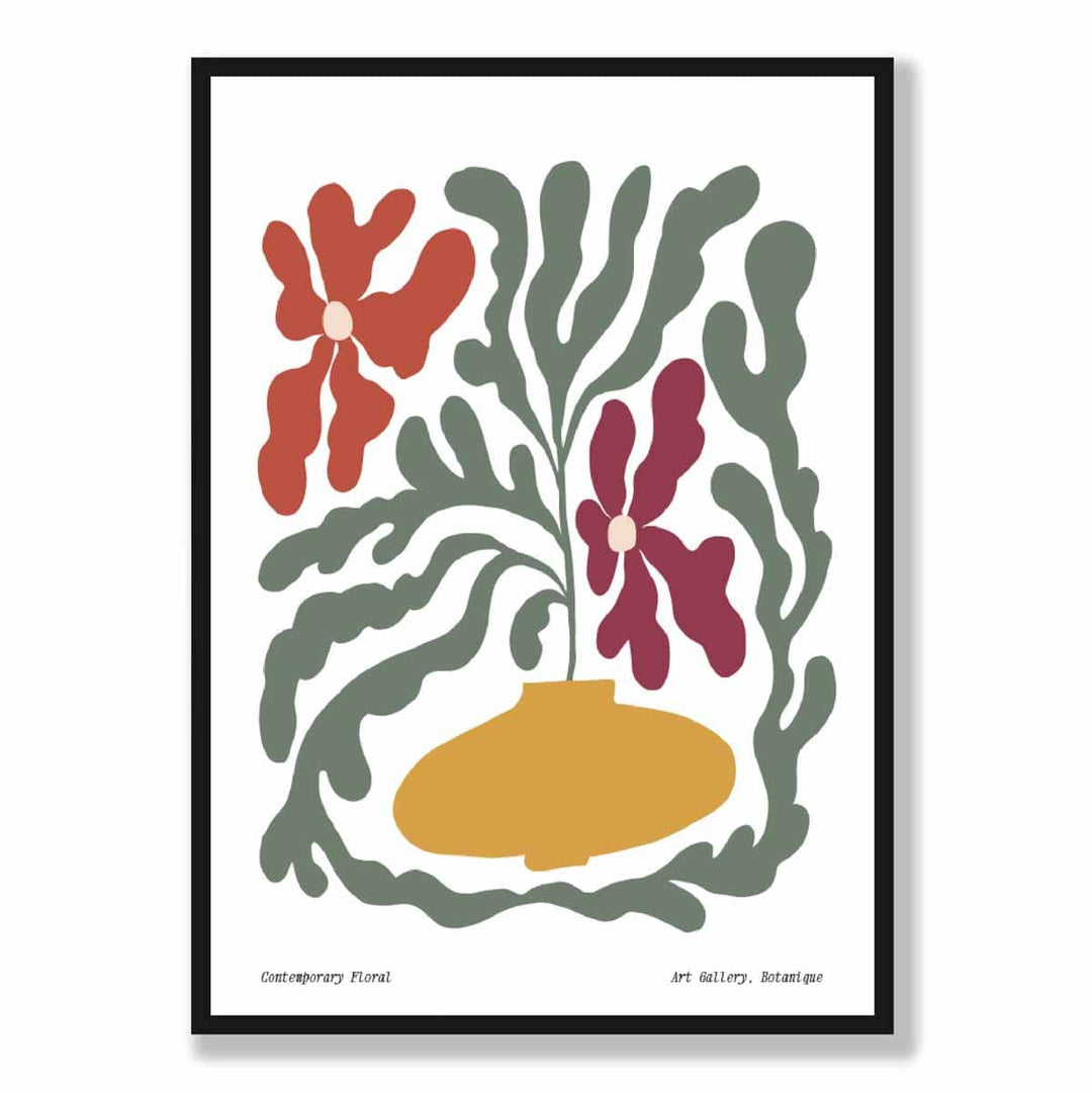 Contemporary Boho Floral Poster No. 2 Botanical | Bowlift