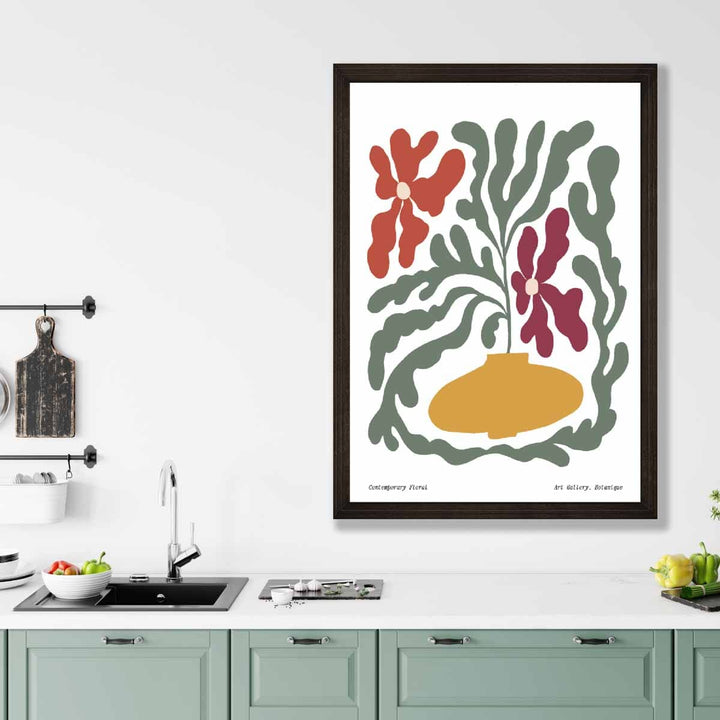 Contemporary Boho Floral Poster No. 2 Botanical | Bowlift