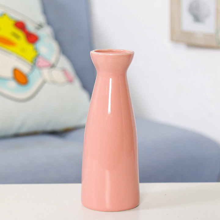 Modern Minimalistic Ceramic Flower Vase Bowlift