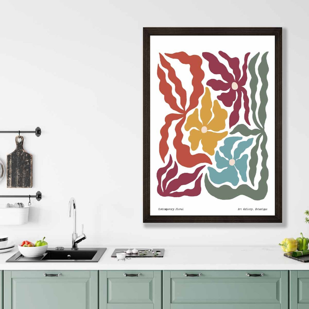 Contemporary Boho Flower Poster No. 3 Botanical | Bowlift