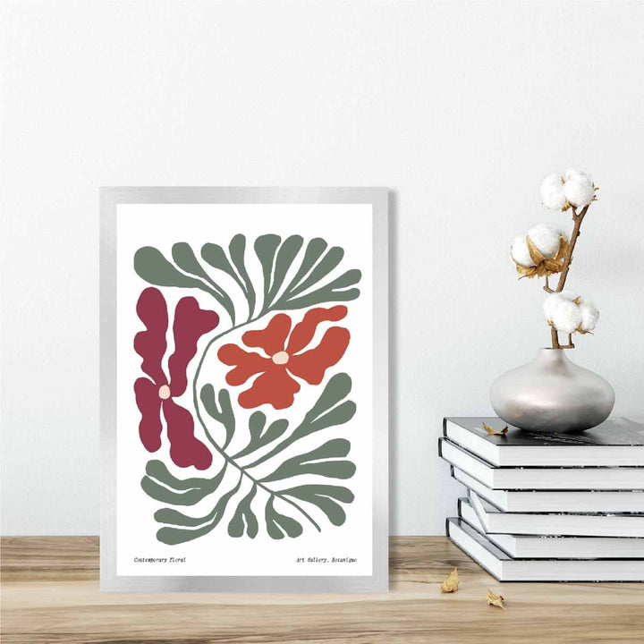 Contemporary Boho Floral Poster No. 4 Botanical | Bowlift