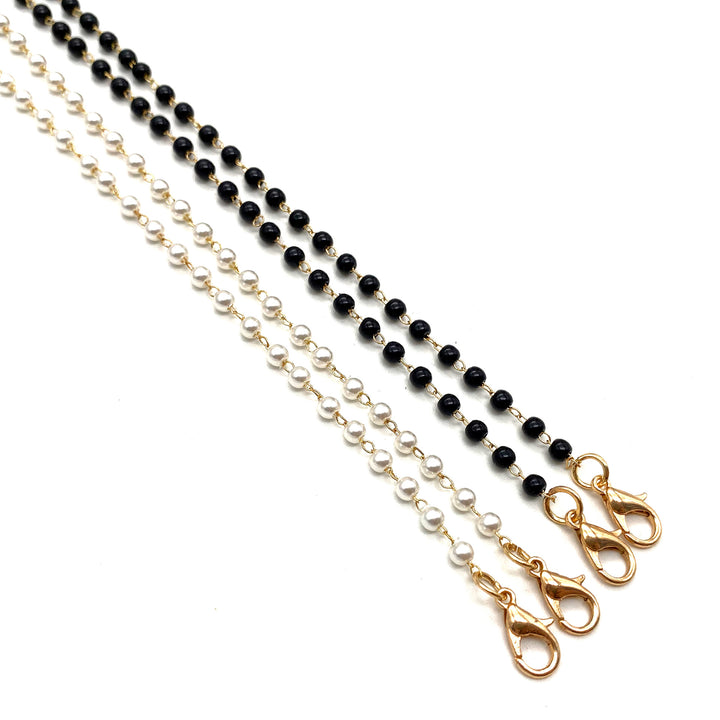 Elegant Beaded Eyewear Chain Bowlift