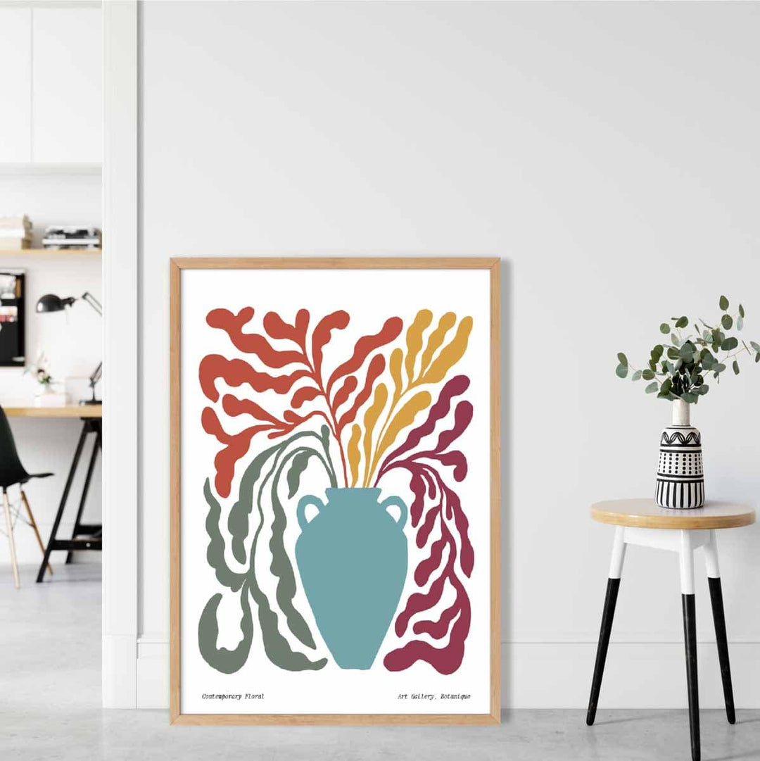 Contemporary Boho Flower Poster No. 5 Botanical | Bowlift
