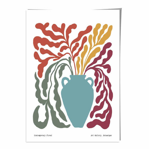 Contemporary Boho Flower Poster No. 5 Botanical | Bowlift