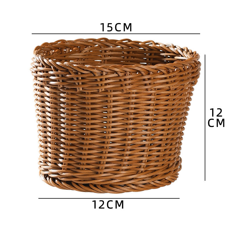 Unisex Round Storage Bowl made of woven material Bowlift