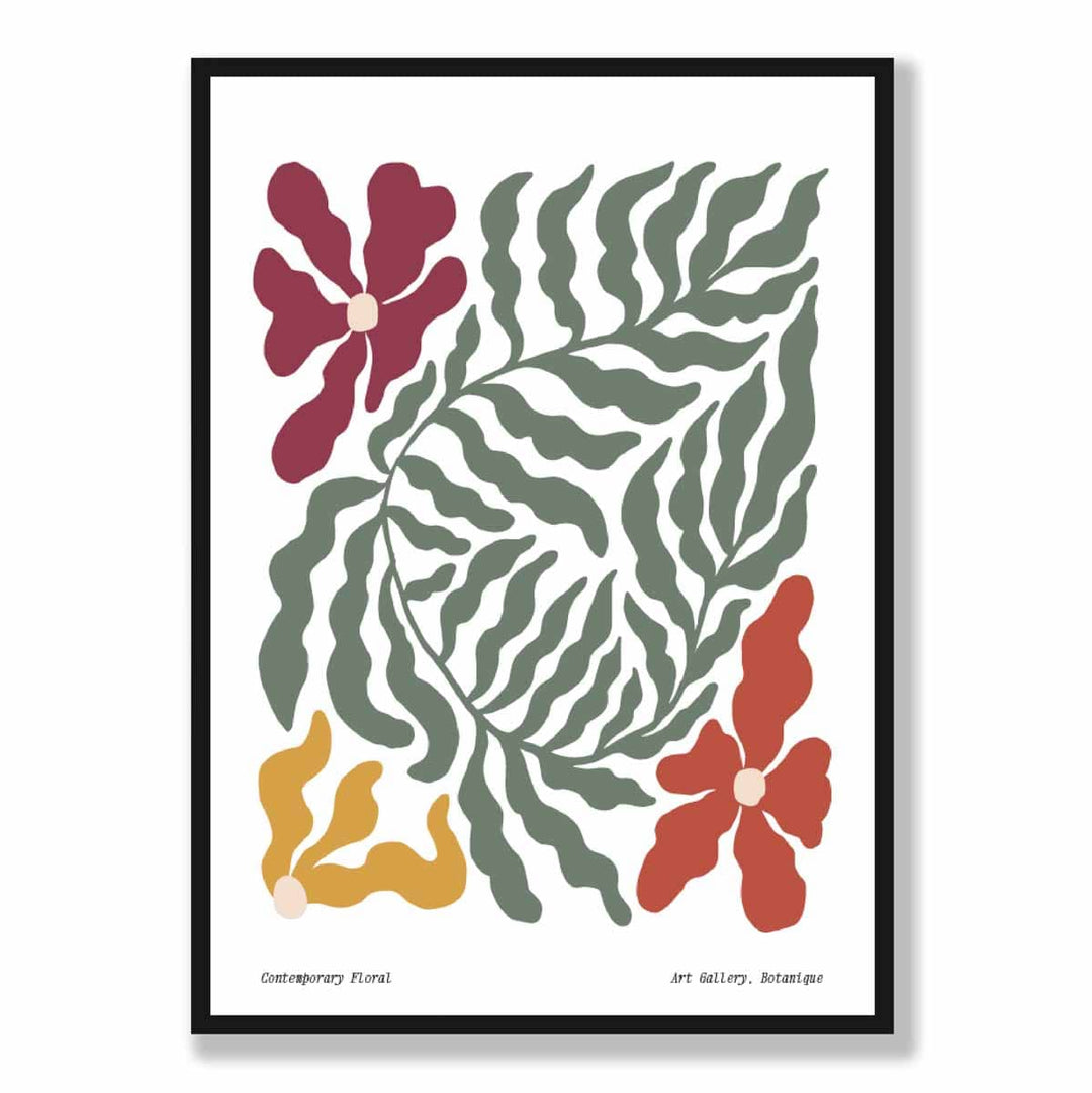 Contemporary Boho Floral Poster No. 6 Botanical | Bowlift
