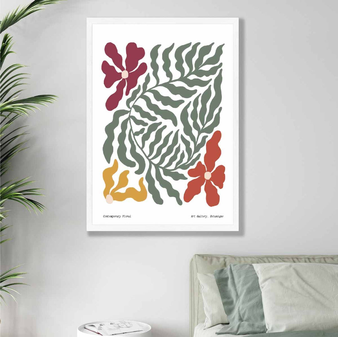 Contemporary Boho Floral Poster No. 6 Botanical | Bowlift