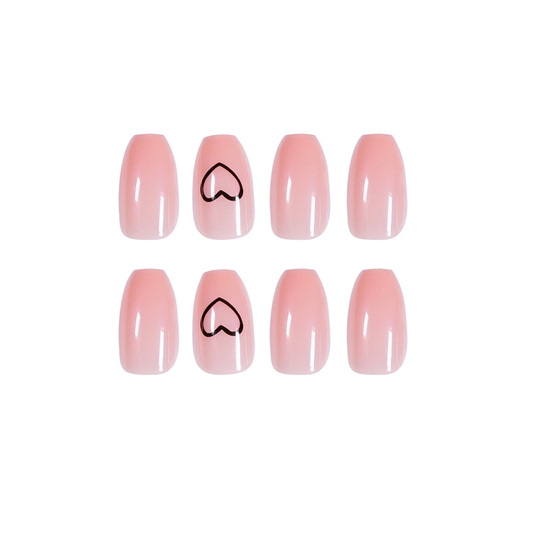 Artful Nail Art with Delicate Hearts Bowlift