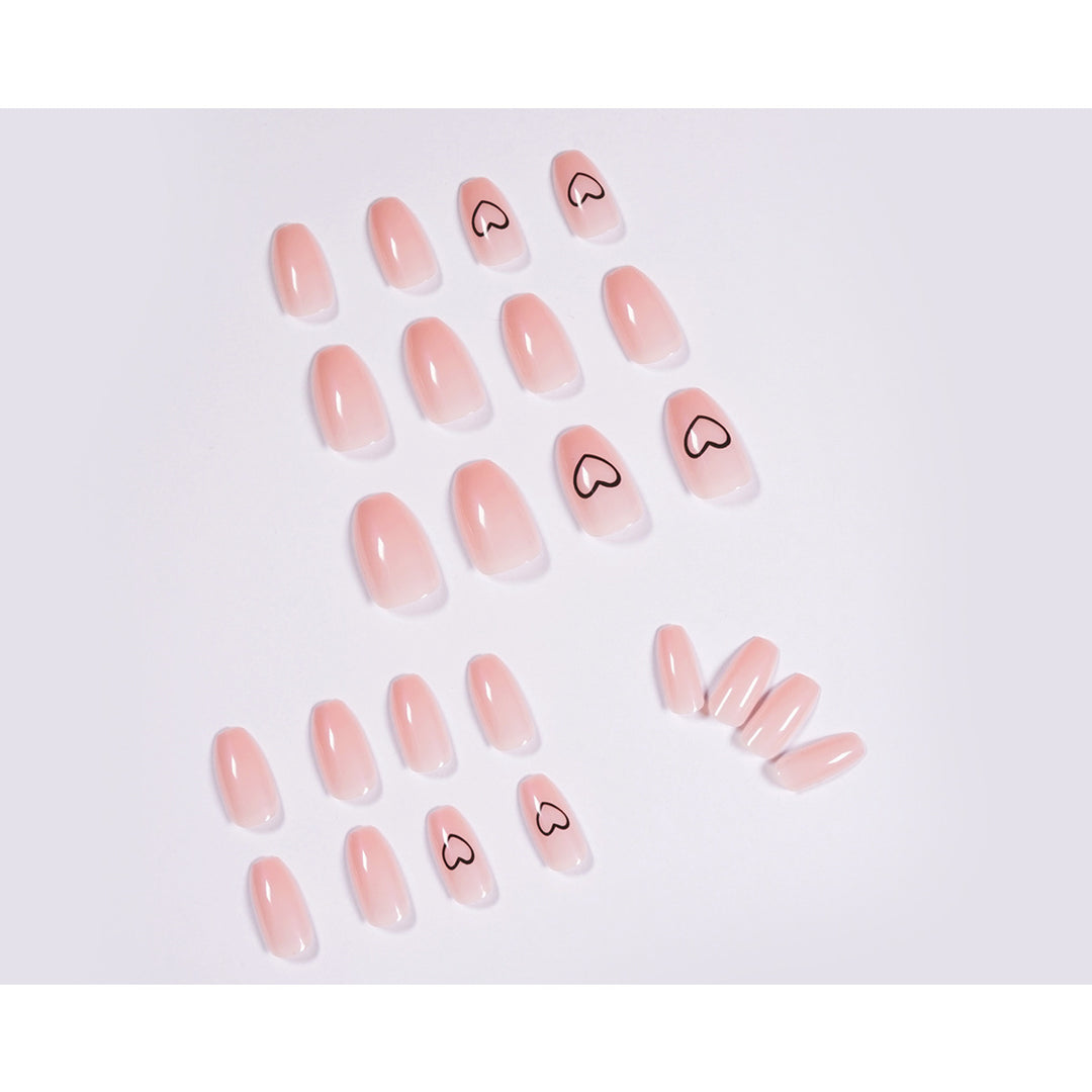 Artful Nail Art with Delicate Hearts Bowlift