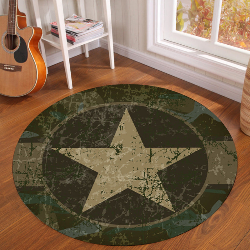 BowLift | Novelty Fairy Tale Patterned Rug Multicolor Children’s Rug Synthetic Pet Friendly Non-Slip Back Washable Rug for Home