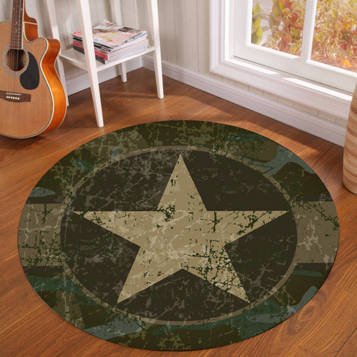 BowLift | Novelty Fairy Tale Patterned Rug Multicolor Children’s Rug Synthetic Pet Friendly Non-Slip Back Washable Rug for Home