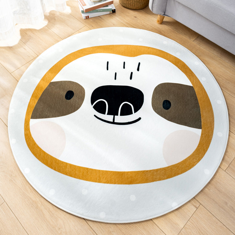 BowLift | Multicolor Baby Room Floor Rug Children Cartoon Pattern Rug Synthetic Non-Slip Back Stain Resistant Machine Washable Area Rug