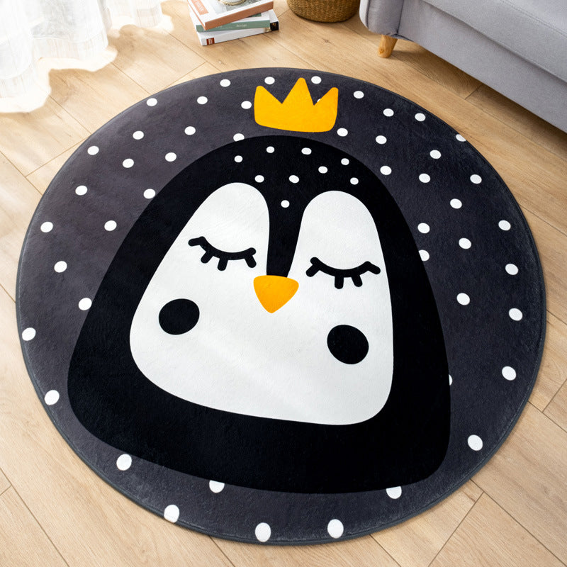 BowLift | Multicolor Baby Room Floor Rug Children Cartoon Pattern Rug Synthetic Non-Slip Back Stain Resistant Machine Washable Area Rug
