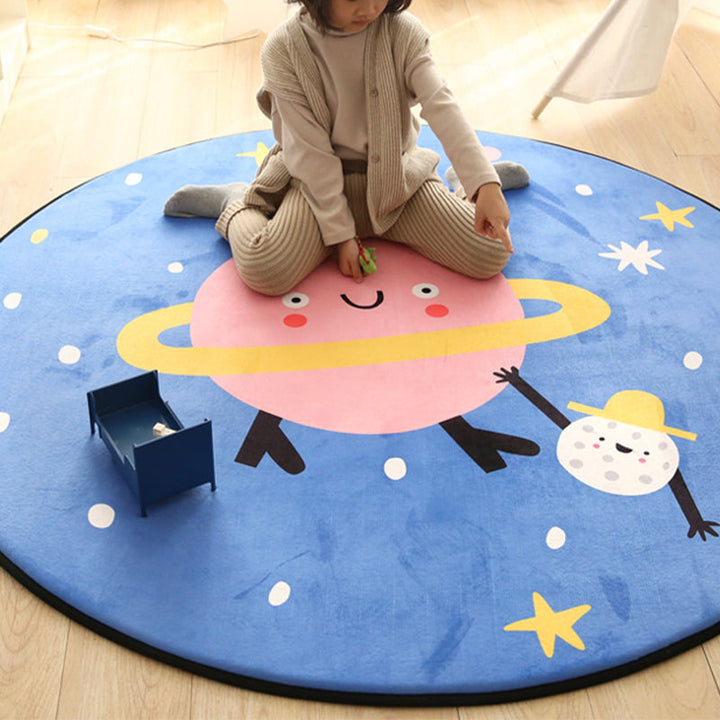 BowLift | Cartoon Children Room Carpet Multicolored Animal Carpet Cotton Pet-friendly Machine Washable Indoor Carpet