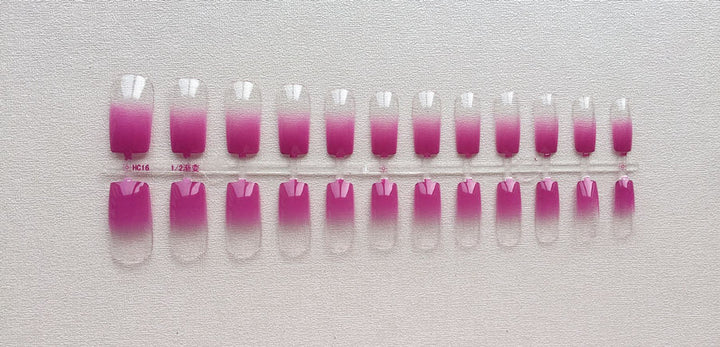 Artificial nails in modern French Tip design Bowlift