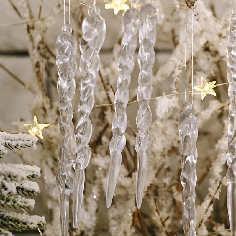 BowLift | 12Pcs Christmas Tree Decoration Artificial Icicles