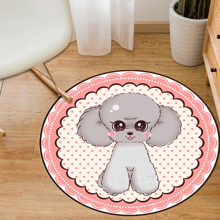 BowLift | Multi-Color Kids Rug Cartoon Animal Rug Polyester Non-Slip Backing Pet-Friendly Machine Washable Rug