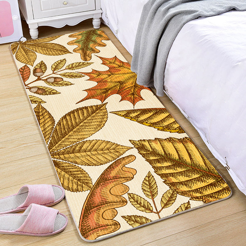 BowLift | Multi-Color Scandinavian Rug Polyester Geometric Rug Non-Slip Stain Resistant Machine Washable Rug for Bedroom