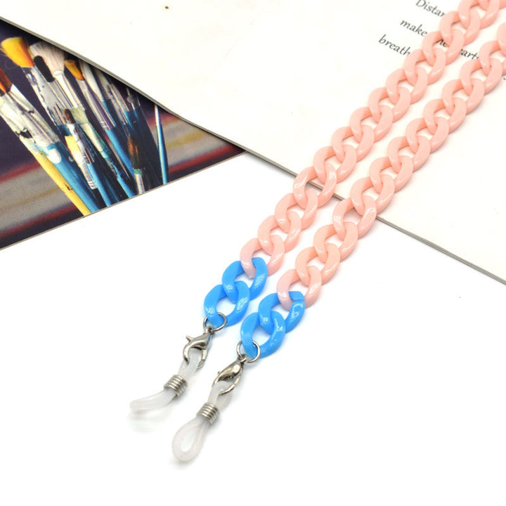 Colorful Plastic Link Eyewear Chain Bowlift