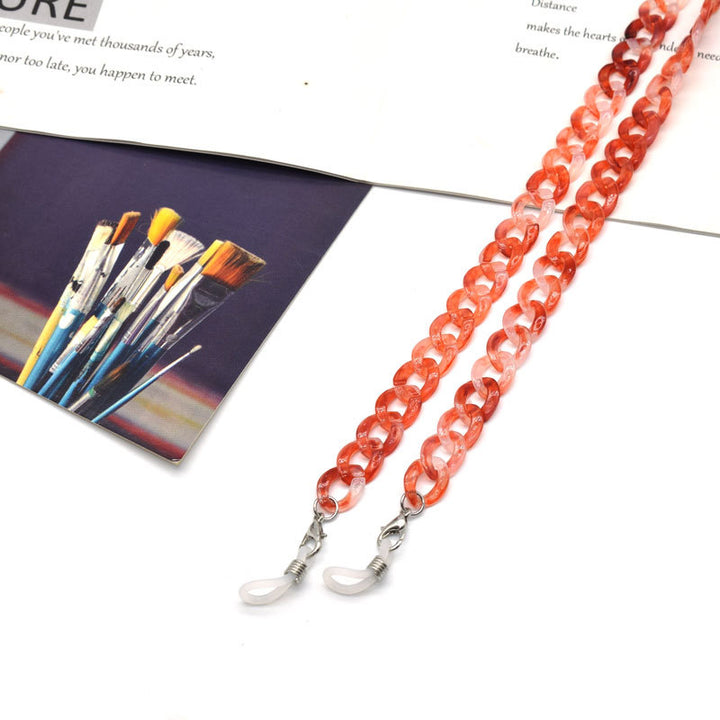 Colorful Plastic Link Eyewear Chain Bowlift
