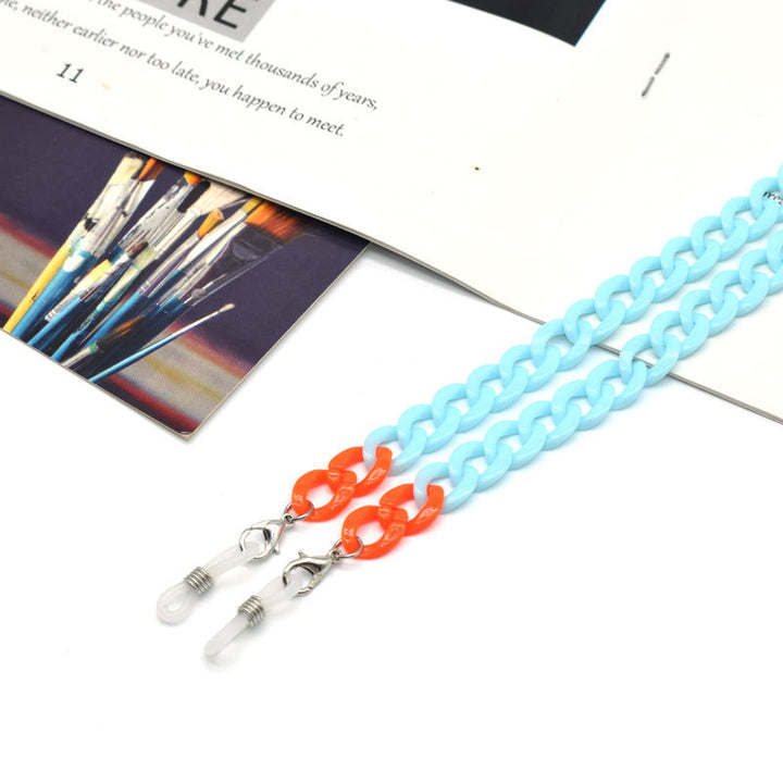 Colorful Plastic Link Eyewear Chain Bowlift