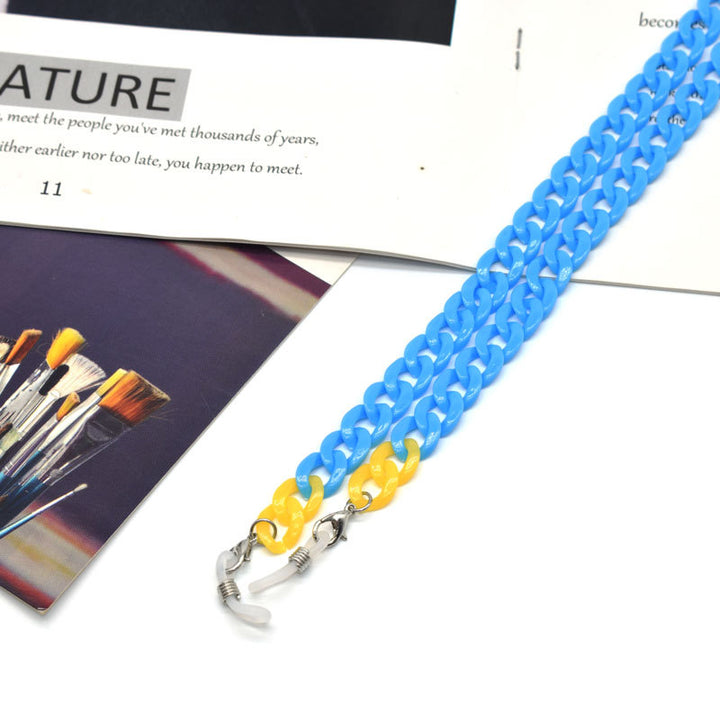 Colorful Plastic Link Eyewear Chain Bowlift