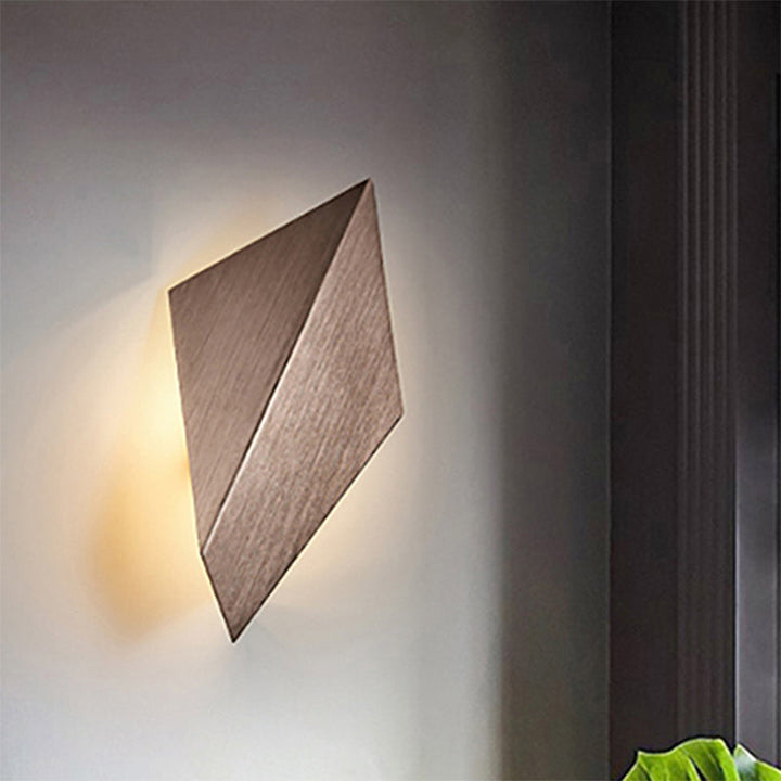 BowLift | Metallic geometric wall-mounted light postmodern 1 light black/gray/white wall lamp fixture