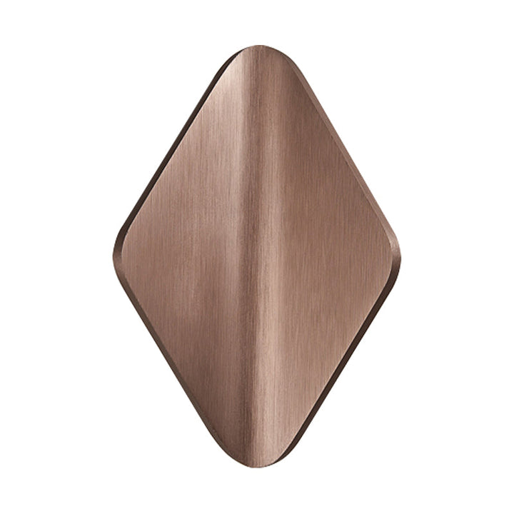 BowLift | Concave Rhombus Metal Wall Light Modern LED Black/Gold/Coffee Wall Light Light for Living Room