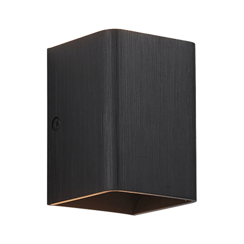 BowLift | Cubist Metal Up and Down Wall Lamp Contemporary Bronze/Gold/White LED Wall Light for Living Room