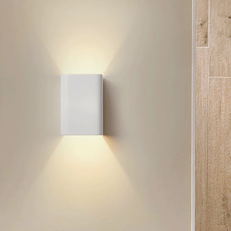 BowLift | Cubist Metal Up and Down Wall Lamp Contemporary Bronze/Gold/White LED Wall Light for Living Room