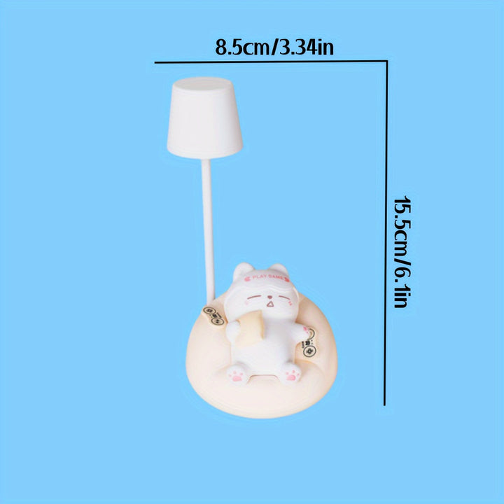 LumiKat Lamp - Cute LED Cat Night Light Bowlift
