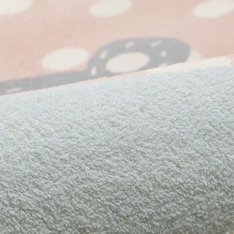 BowLift | Babyish Multicolor Animal Rug Cotton Cartoon Rug Washable Non-Slip Stain-Resistant Rug for Kids