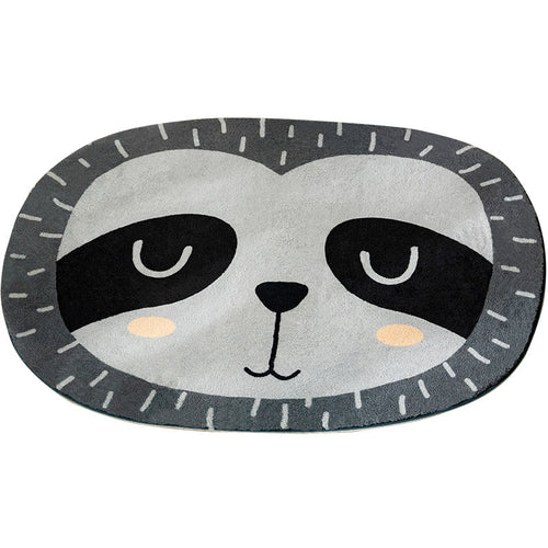 BowLift | Multi Color Kids Carpet Cartoon Animal Head Pattern Rug Polyester Non-Slip Back Stain Resistant Machine Washable Rug